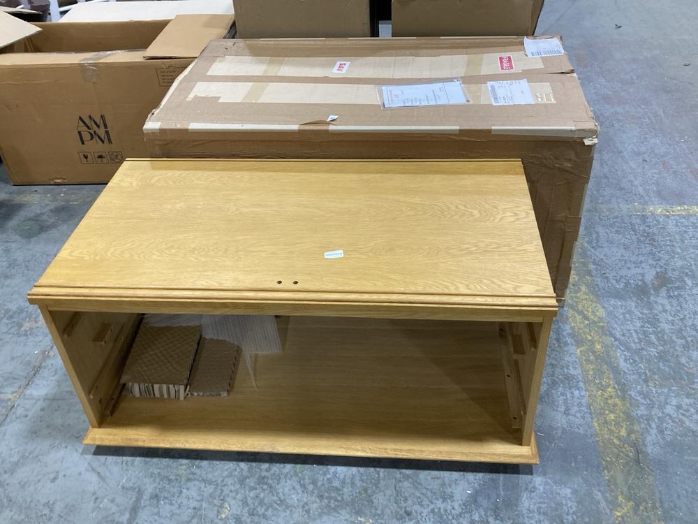 Lot 340  
            Chesterfield SR38 - Collection or Optional Delivery Available 

                
LA REDOUTE QUILDA WARDROBE BASE IN LIGHT WOOD FINISH (LOCATION: SR38 B9)