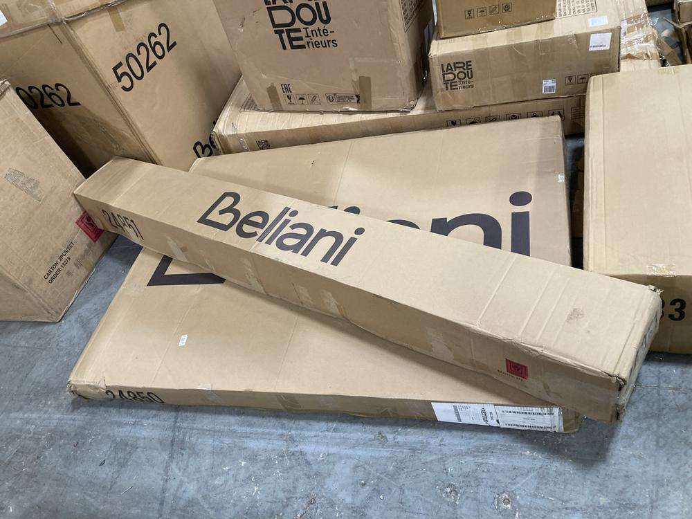 Lot 385  
            Chesterfield SR38 - Collection or Optional Delivery Available 

                
BELIANI BED FABRIC LA ROCHELLE 140 X 200 CM (EU DOUBLE) DARK GREY - ITEM NO. 2485...