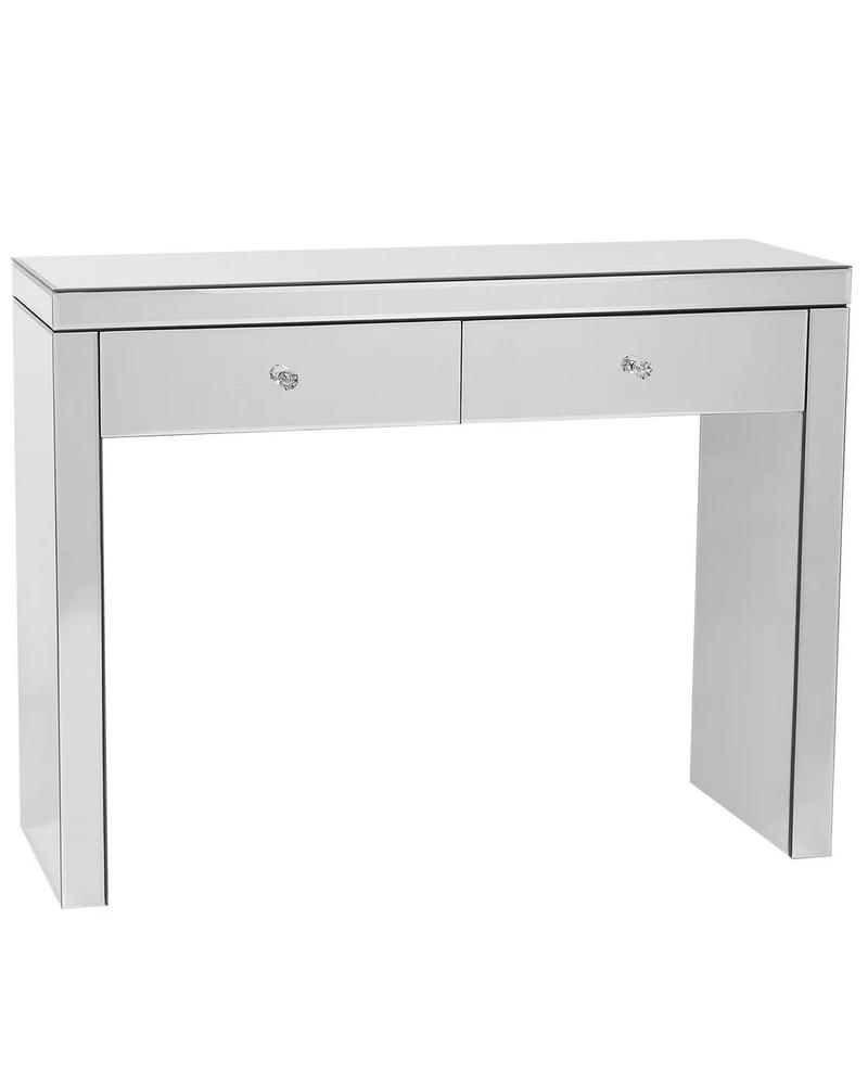 Lot 427  
            Chesterfield SR38 - Collection 

                
BELIANI CONSOLE TABLE MARBLE MIRRORED SILVER - ITEM NO. 17460 - ORIGINAL RRP £309...