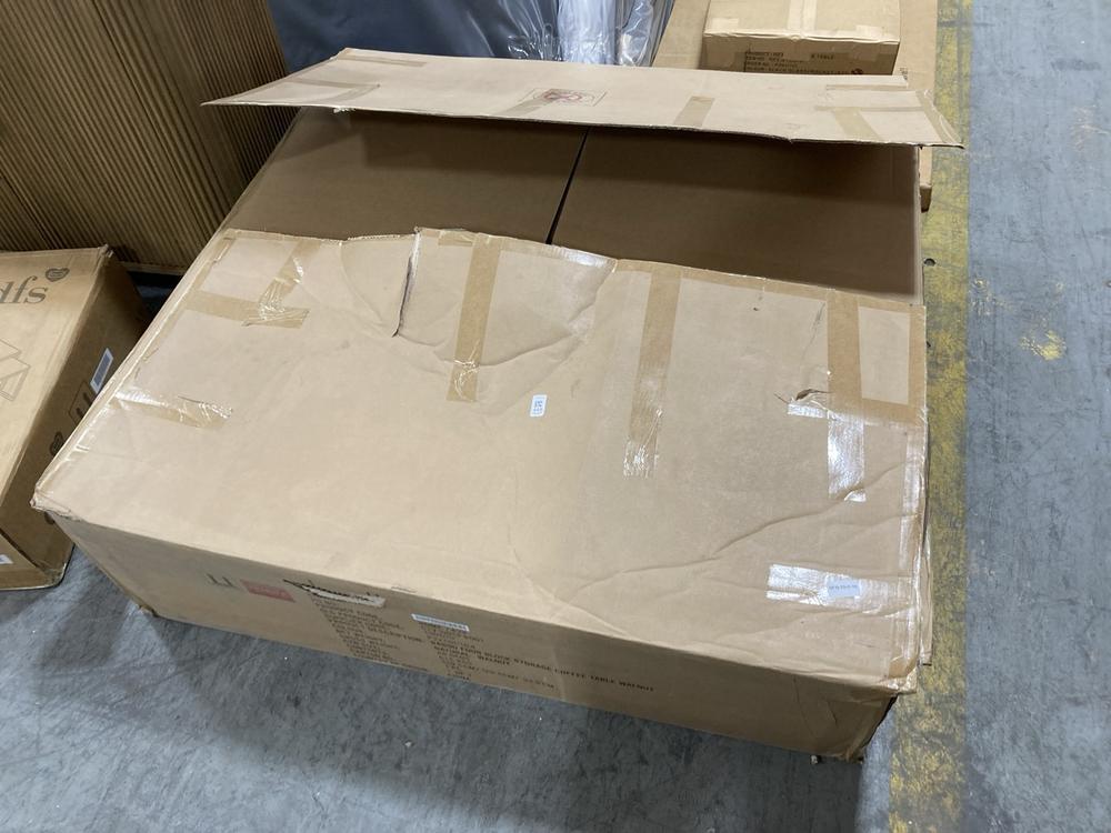 Lot 449  
            Chesterfield SR38 - Collection or Optional Delivery Available 

                
DFS FOUR BLOCK COFFEE STORAGE TABLE IN WALNUT - ORIGINAL RRP £269 (LOCATION: SR38...