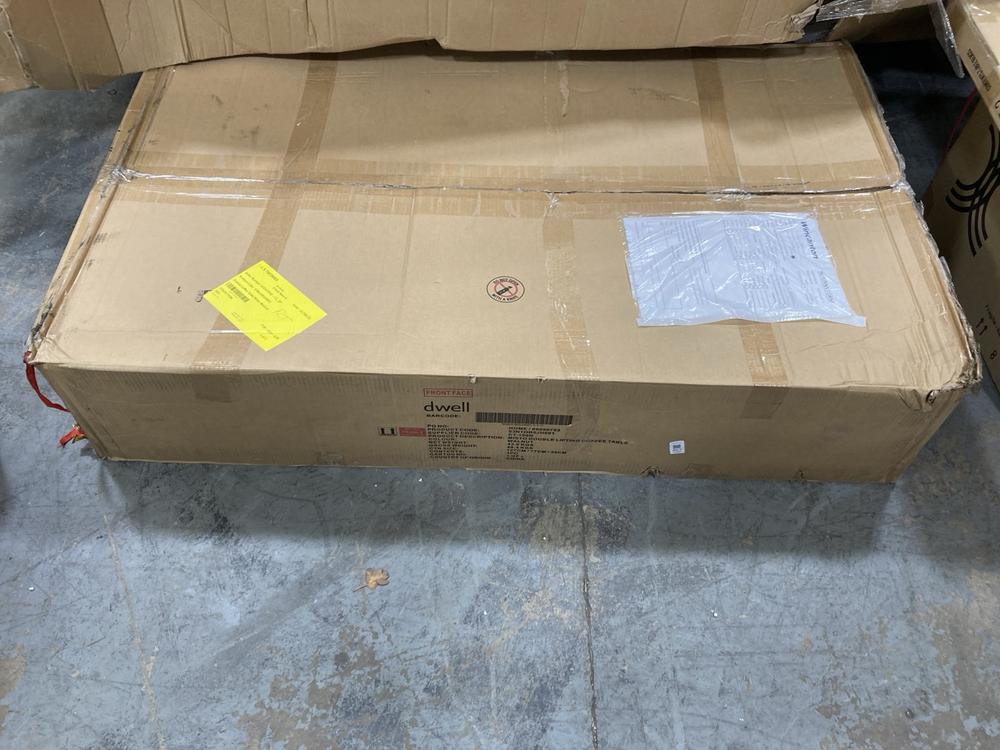 Lot 457  
            Chesterfield SR38 - Collection or Optional Delivery Available 

                
DFS DOUBLE LIFTING COFFEE TABLE IN WALNUT - ORIGINAL RRP £349 (LOCATION: SR38 B6)...