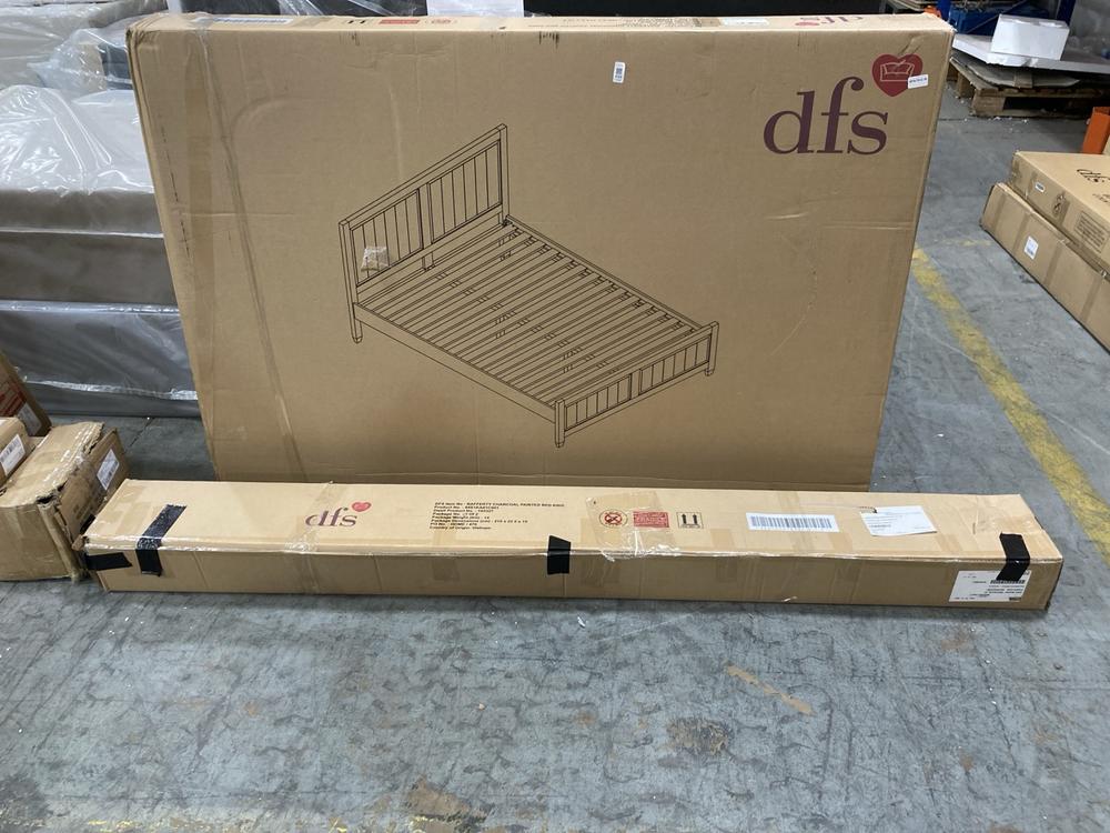 Lot 494  
            Chesterfield SR38 - Collection or Optional Delivery Available 

                
DFS KING SIZE BED IN CHARCOAL - ORIGINAL RRP £299 (LOCATION: SR38 B5) (BB5R7CLUXLW)