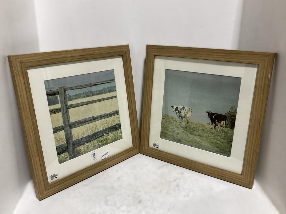 Lot 4  
            Chesterfield SR38 - Collection 

                
DFS NEUTRAL COUNTRY I FRAMED WALL ART IN NATURAL WOOD / GLASS TO INCLUDE DFS NEUT...