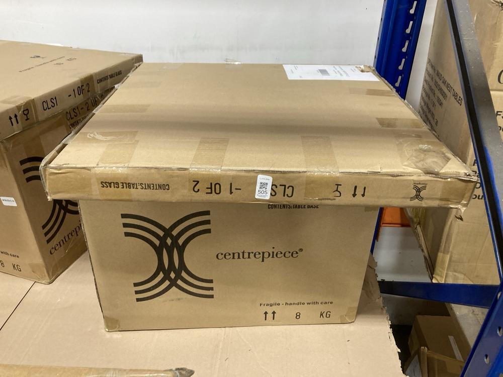 Lot 505  
            Chesterfield SR38 - Collection 

                
DFS GLASS LAMP TABLE (COLLECTION ONLY) (LOCATION: SR38 B5)