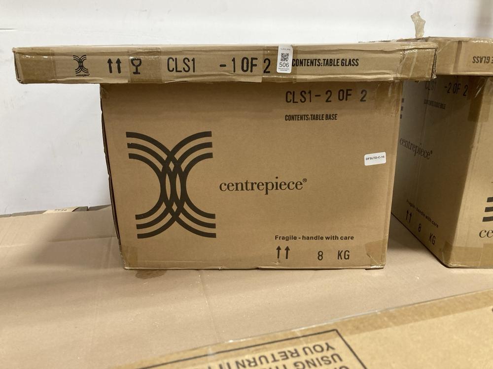 Lot 506  
            Chesterfield SR38 - Collection 

                
DFS GLASS LAMP TABLE (COLLECTION ONLY) (LOCATION: SR38 B5)