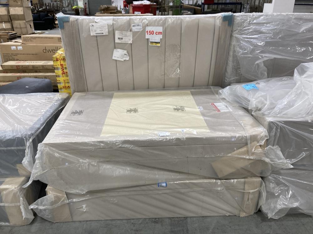 Lot 510  
            Chesterfield SR38 - Collection or Optional Delivery Available 

                
DFS KING SIZE OTTOMAN BED FRAME IN CREAM (LOCATION: SR38 B5)