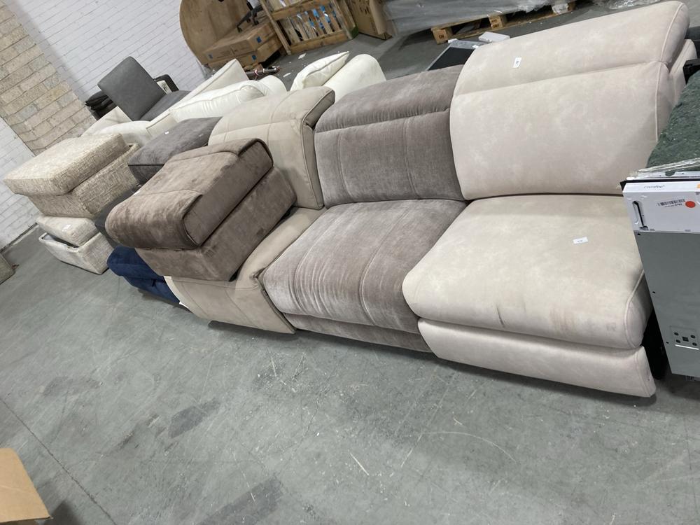 Lot 574  
            Chesterfield SR38 - Collection 

                
QTY OF ASSORTED SOFOLOGY PARTS TO INCLUDE SOFOLOGY STORAGE FOOT POUFFE IN NAVY BLUE