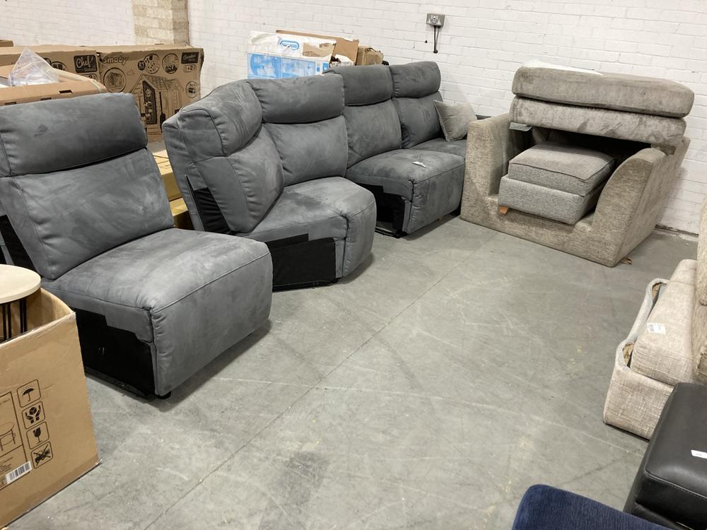 Lot 575  
            Chesterfield SR38 - Collection 

                
QTY OF ASSORTED ITEMS TO INCLUDE SOFOLOGY LOVESEAT IN DOWNTOWN BASKETWEAVE CHENIL...