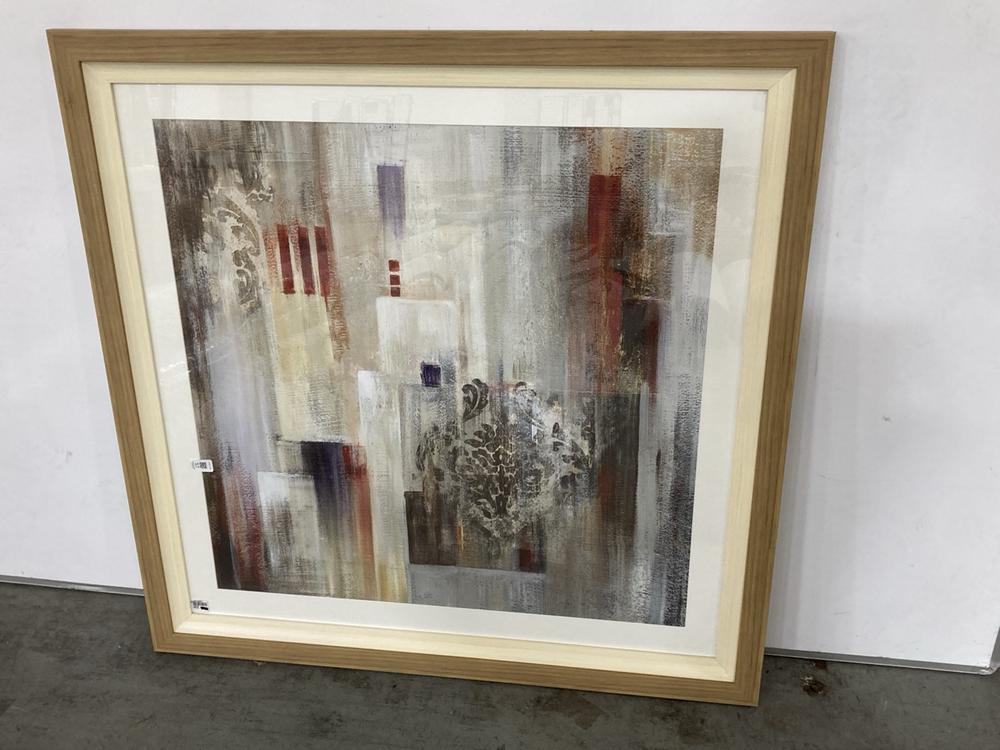 Lot 57  
            Chesterfield SR38 - Collection 

                
DFS JOYA FRAMED WALL ART 102 X 102 CM IN NATURAL FRAME - ORIGINAL RRP £200 (COLLE...