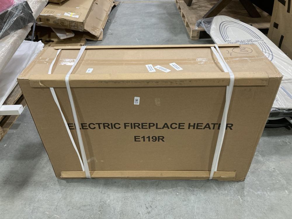 Lot 606  
            Chesterfield SR38 - Collection or Optional Delivery Available 

                
ELECTRIC FIREPLACE HEATER - MOD NO E119R