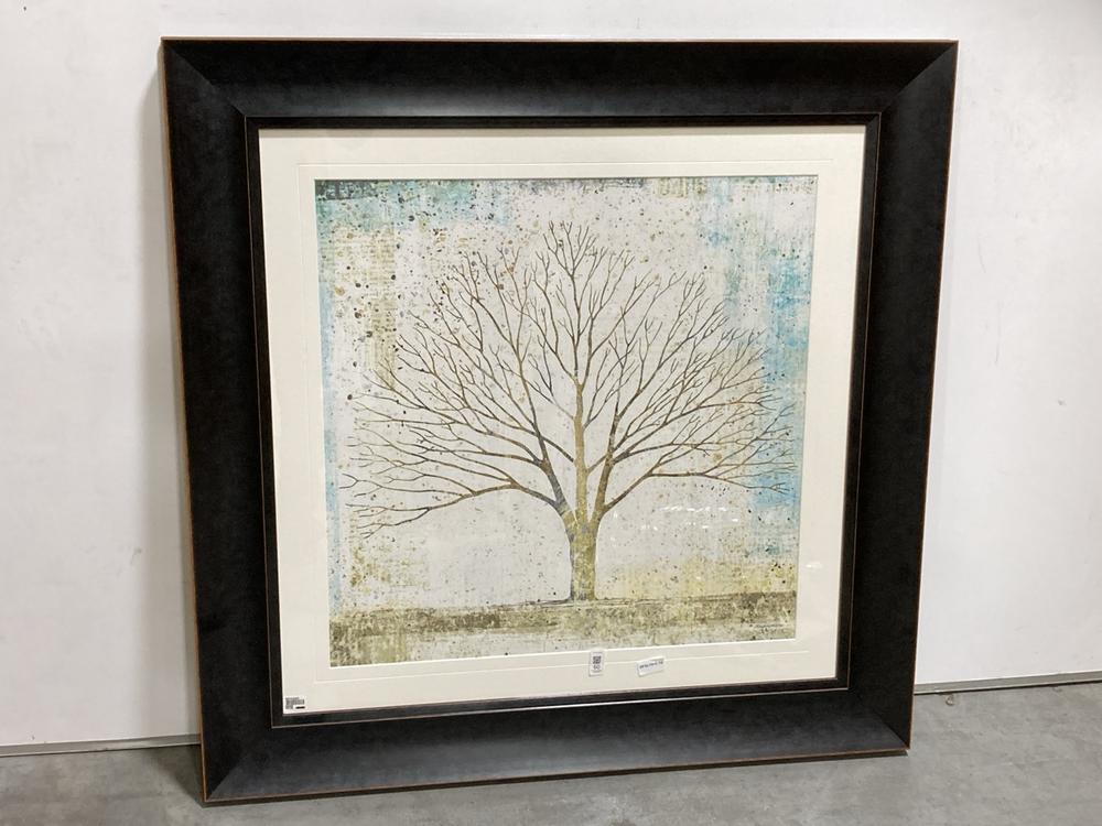 Lot 60  
            Chesterfield SR38 - Collection 

                
DFS SOLITARY TREE FRAMED WALL ART 101 X 101 CM IN BLACK FRAME - ORIGINAL RRP £202...
