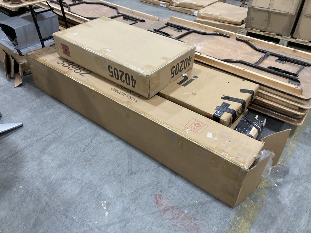 Lot 664  
            Chesterfield SR38 - Collection or Optional Delivery Available 

                
4 X ASSORTED BELIANI PARTS TO INCLUDE BELIANI OTTOMAN BED FABRIC VAUCLUSE 160 X 2...