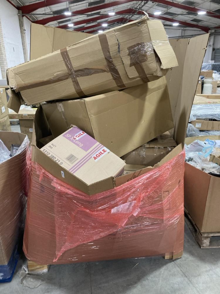 Lot 816  
            Chesterfield SR38 - Collection 

                
PALLET OF ASSORTED ITEMS TO INCLUDE COMFEE MICROWAVE IN BLACK (COLLECTION ONLY) (...