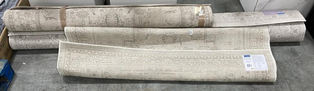 Lot 856  
            Chesterfield SR38 - Collection or Optional Delivery Available 

                
3 X ASSORTED RUGS TO INCLUDE SOLARIUS AREA RUG 160 X 214 CM IN BEIGE (LOCATION: S...