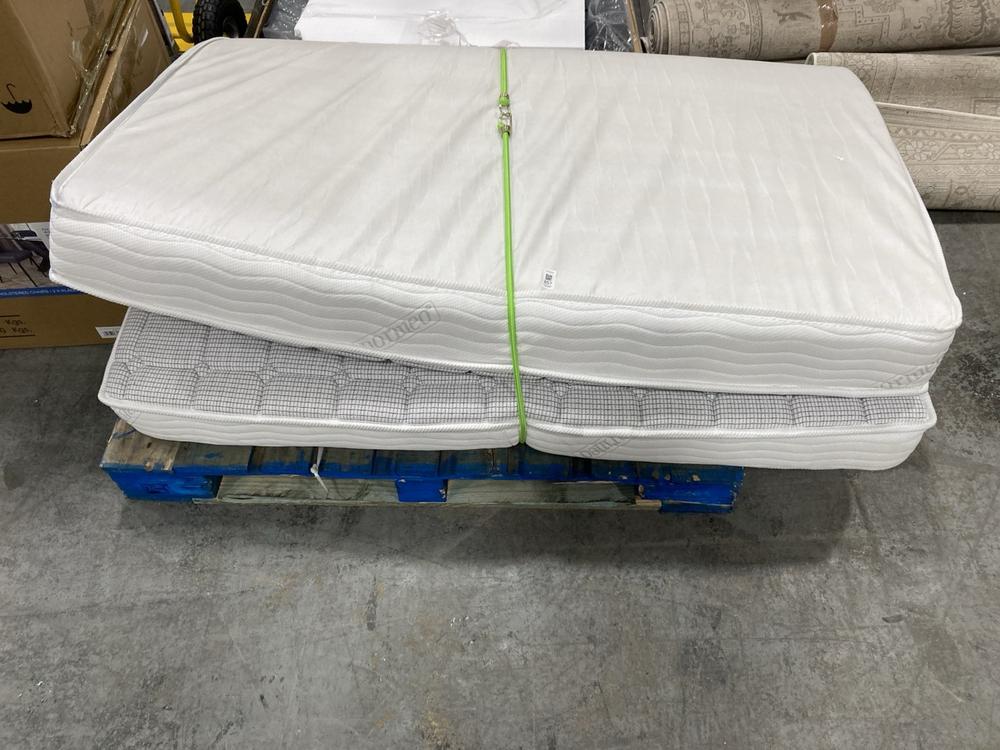 Lot 857  
            Chesterfield SR38 - Collection or Optional Delivery Available 

                
KING SIZE MATTRESS IN WHITE (LOCATION: SR38 A9)