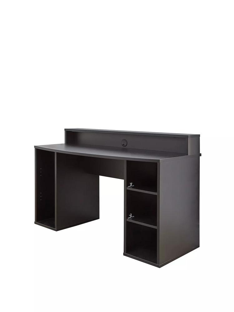 Lot 879  
            Chesterfield SR38 - Collection or Optional Delivery Available 

                
COMPACT GAMING DESK WITH COLOUR CHANGING LEDS IN BLACK - ORIGINAL RRP £229 (LOCAT...