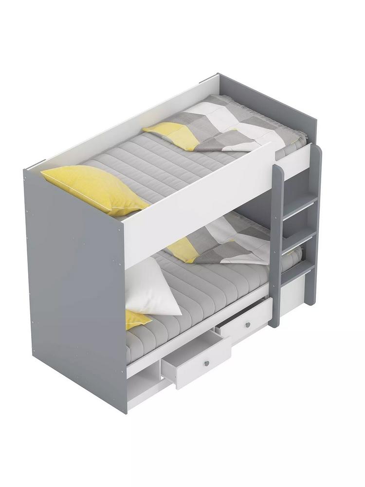 Lot 891  
            Chesterfield SR38 - Collection or Optional Delivery Available 

                
PEYTON BUNK BED IN GREY - ORIGINAL RRP £399 (LOCATION: SR38 A10) (MUMHR)