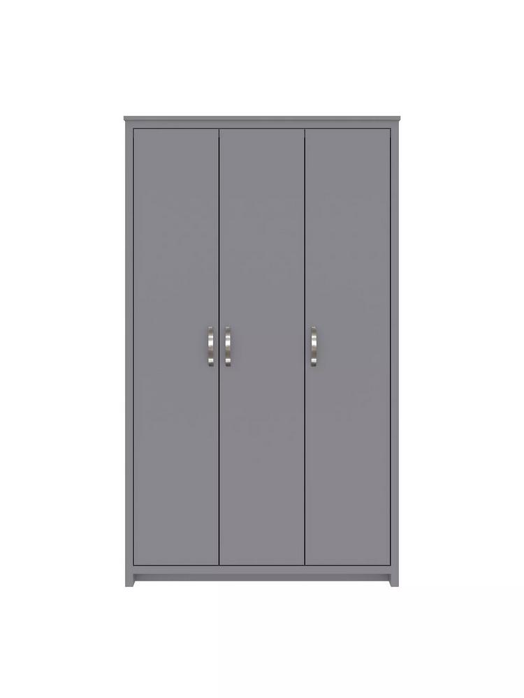 Lot 895  
            Chesterfield SR38 - Collection or Optional Delivery Available 

                
ELY 3 DOOR WARDROBE IN GREY - ORIGINAL RRP £229 (LOCATION: SR38 A10) (VBN9Y)