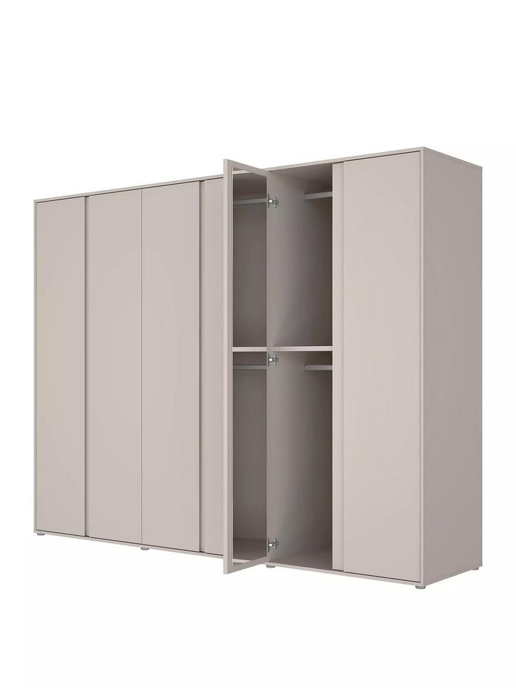 Lot 913  
            Chesterfield SR38 - Collection or Optional Delivery Available 

                
LISSON 6 DOOR WARDROBE IN OATMEAL - ORIGINAL RRP £449 (LOCATION: SR38 A11) (W9ZGW)