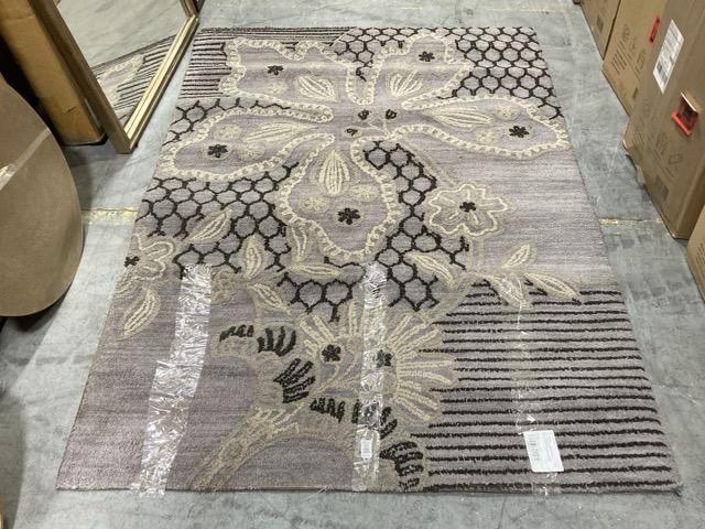 Lot 92  
            Chesterfield SR38 - Collection or Optional Delivery Available 

                
DFS PATTERNED RUG IN GREY / BLACK / BEIGE - ORIGINAL RRP £250 (LOCATION: SR38 B12...