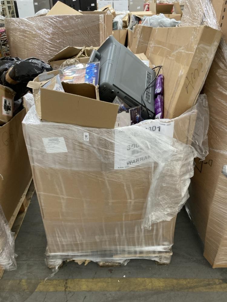 Lot 978  
            Chesterfield SR38 - Collection or Optional Delivery Available 

                
PALLET OF ASSORTED ITEMS TO INCLUDE MR BEAN FACE MASK (LOCATION: SR37)