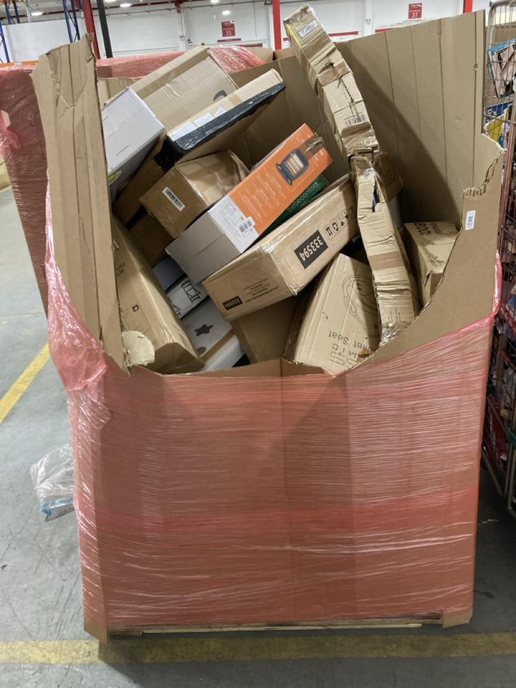Lot 982  
            Chesterfield SR38 - Collection or Optional Delivery Available 

                
PALLET OF ASSORTED ITEMS TO INCLUDE BELACO HALOGEN HEATER (LOCATION: SR37)