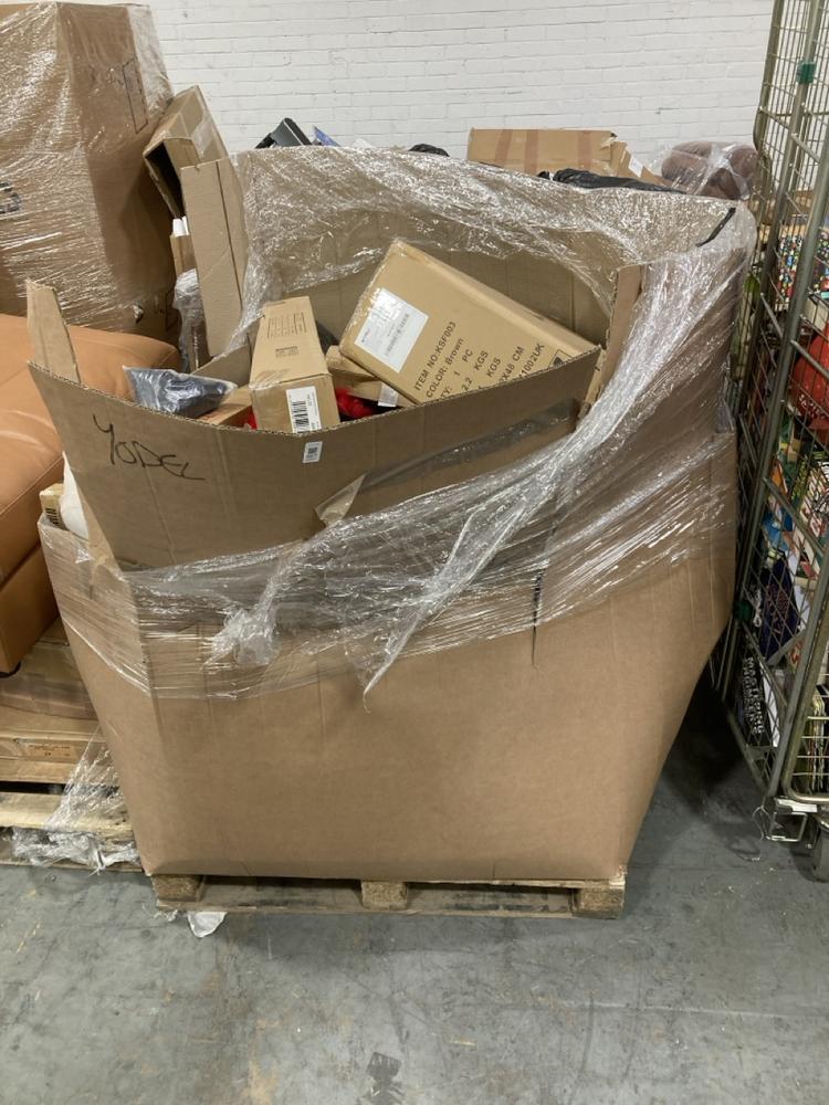 Lot 987  
            Chesterfield SR38 - Collection or Optional Delivery Available 

                
PALLET OF ASSORTED ITEMS TO INCLUDE RIVER ISLAND JACKET IN L (LOCATION: SR37)