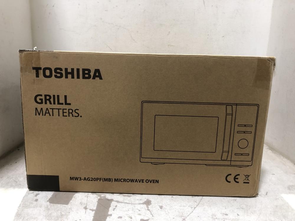 Lot 1008  
            Chesterfield SR45 - Parcel Delivery Only 

                
TOSHIBA MICROWAVE OVEN MW3-AG20PF(MBI) (LOCATION: D8)
