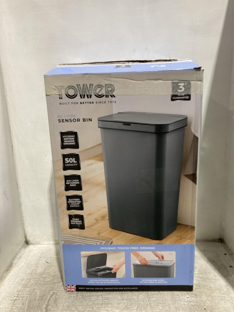 Lot 1069  
            Chesterfield SR45 - Parcel Delivery Only 

                
TOWER 50 LITRE SENSOR BIN (LOCATION: C1)