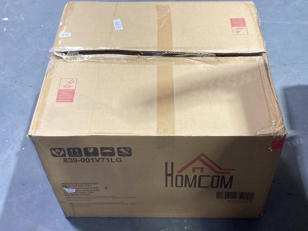 Lot 1081  
            Chesterfield SR45 - Parcel Delivery Only 

                
HOMCOM 839-001 V7 1LG CLASSIC GREY ARMCHAIR (LOCATION: C1)