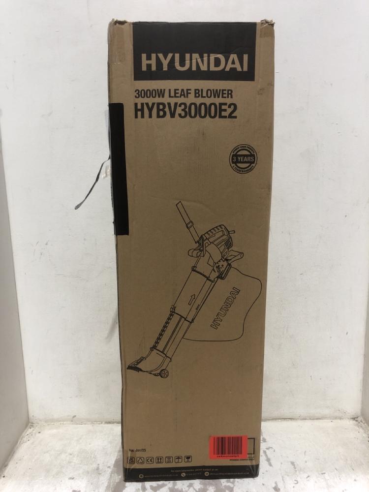 Lot 1106  
            Chesterfield SR45 - Parcel Delivery Only 

                
HYUNDAI 300W LEAF BLOWER HYBV3000E2 (LOCATION: C3)