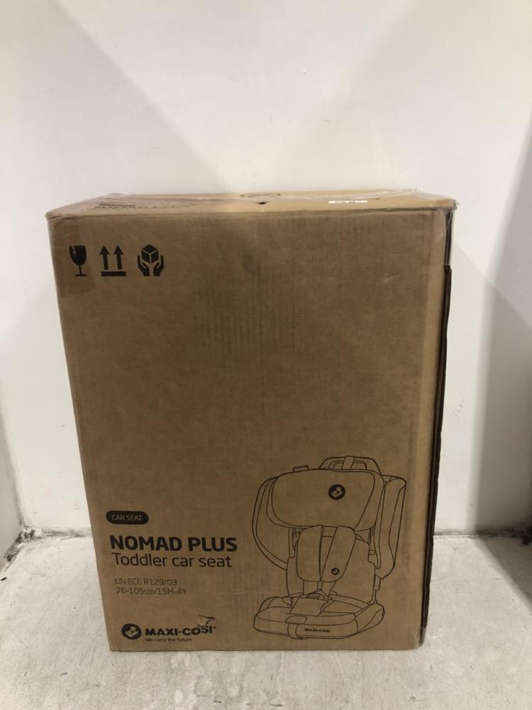 Lot 1125  
            Chesterfield SR45 - Parcel Delivery Only 

                
MAXI.COSI NO MAD PLUS TODDLER CAR SEAT (LOCATION: C4)