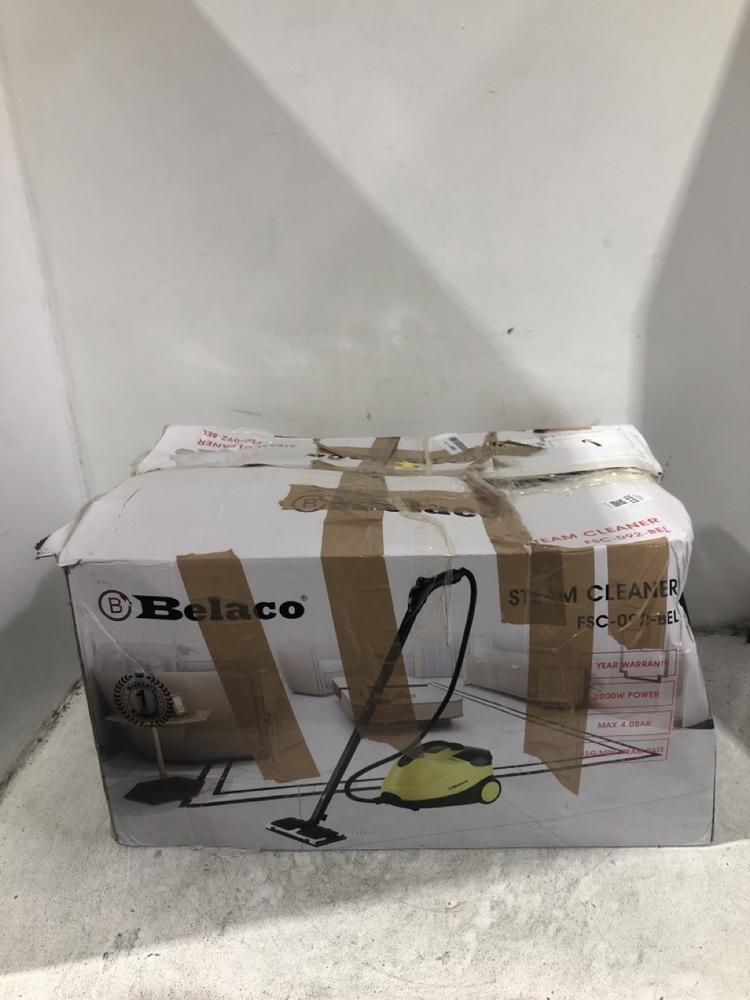 Lot 1131  
            Chesterfield SR45 - Parcel Delivery Only 

                
BELACO STEAM CLEANER FSC-092-BEL (LOCATION: C4)