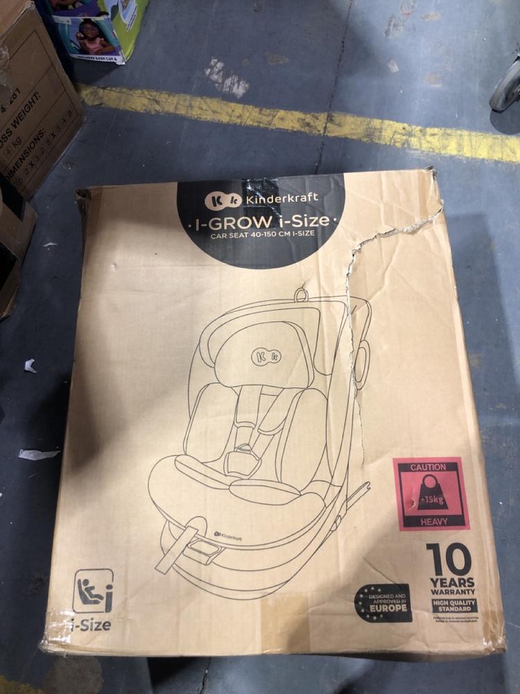 Lot 1140  
            Chesterfield SR45 - Parcel Delivery Only 

                
KINDERKRAFT I-GROW I-SIZE CAR SEAT (LOCATION: C4)