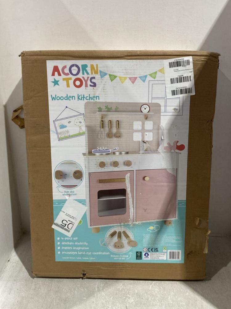Lot 1168  
            Chesterfield SR45 - Parcel Delivery Only 

                
ACORN TOYS WOODEN KITCHEN (LOCATION: C6)