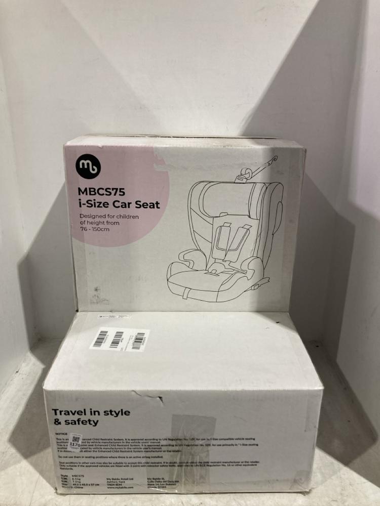 Lot 1170  
            Chesterfield SR45 - Parcel Delivery Only 

                
MYBABIIE MBCS75 I-SIZE CAR SEAT TRAVEL IN STYLE & SAFETY (LOCATION: C6)