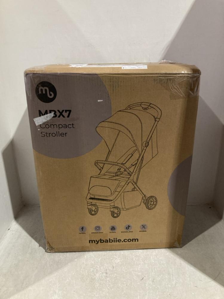 Lot 1172  
            Chesterfield SR45 - Parcel Delivery Only 

                
MYBABIIE MBX7 COMPACT STROLLER (LOCATION: C6)