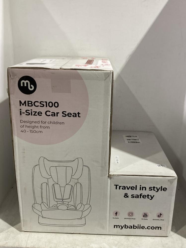 Lot 1180  
            Chesterfield SR45 - Parcel Delivery Only 

                
MY BABIIE MBCS100 I-SIZE CAR SEAT (LOCATION: C6)