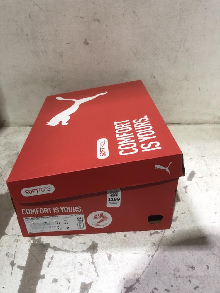 Lot 1199  
            Chesterfield SR45 - Parcel Delivery Only 

                
PUMA SOFTRIDE COSMIC SLIPTECH UK 11 (LOCATION: C7)