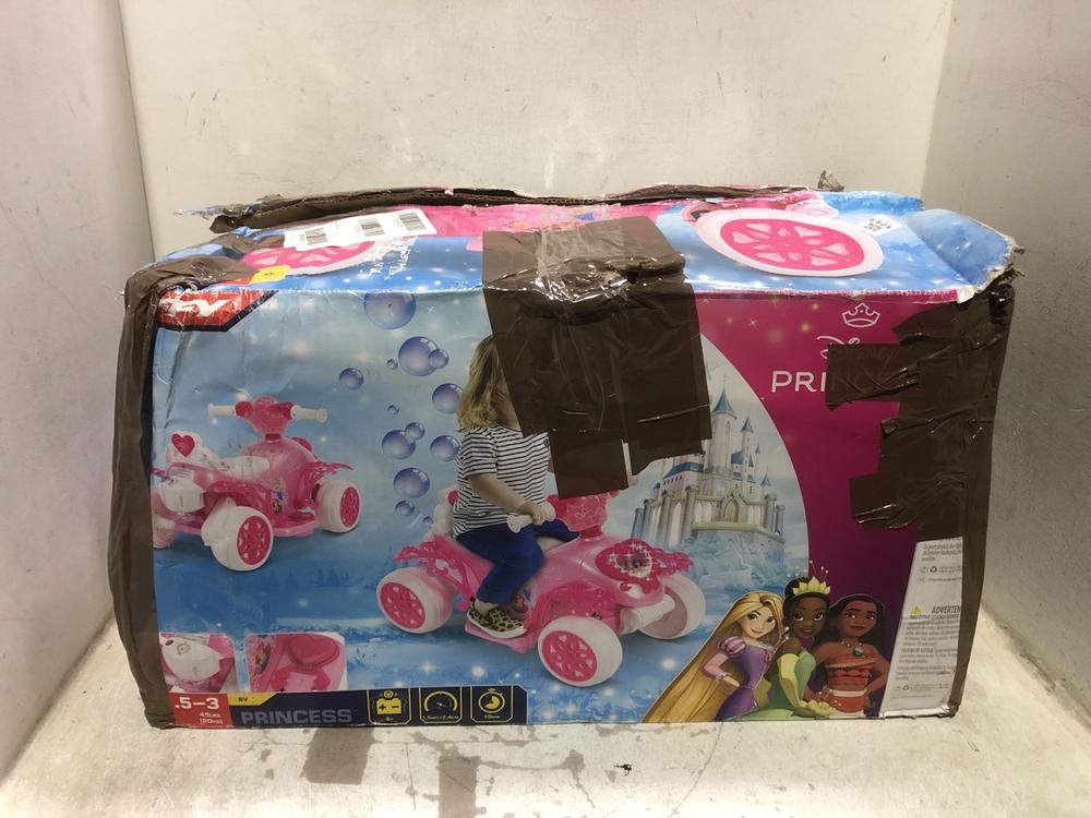 Lot 1213  
            Chesterfield SR45 - Parcel Delivery Only 

                
HUFFY DISNEY PRINCESS BATTERY PWERED QUAD (LOCATION: C8)