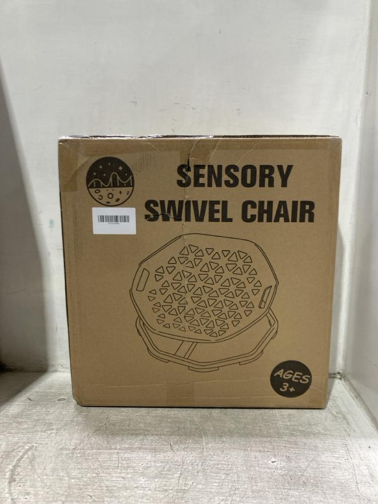 Lot 1262  
            Chesterfield SR45 - Parcel Delivery Only 

                
MOONLAND SENSORY SWIVEL CHAIR AGES 3+ (LOCATION: C10)