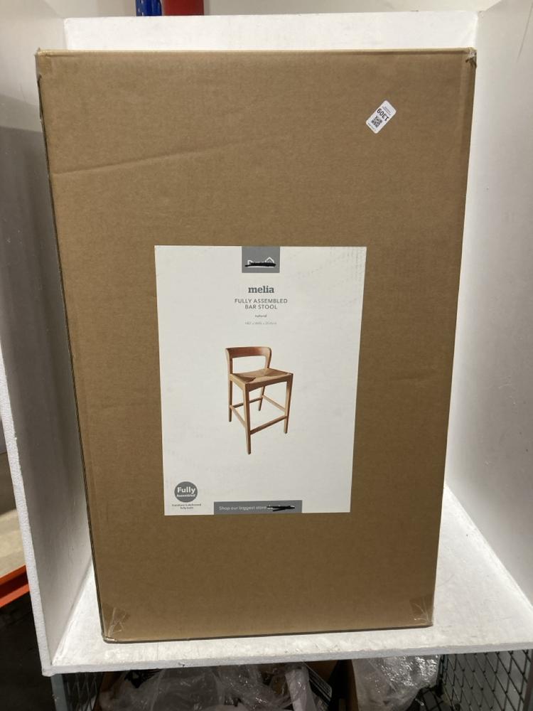 Lot 1309  
            Chesterfield SR45 - Parcel Delivery Only 

                
DUNELM FULLY ASSEMBLED BAR STOOL (LOCATION: B3)