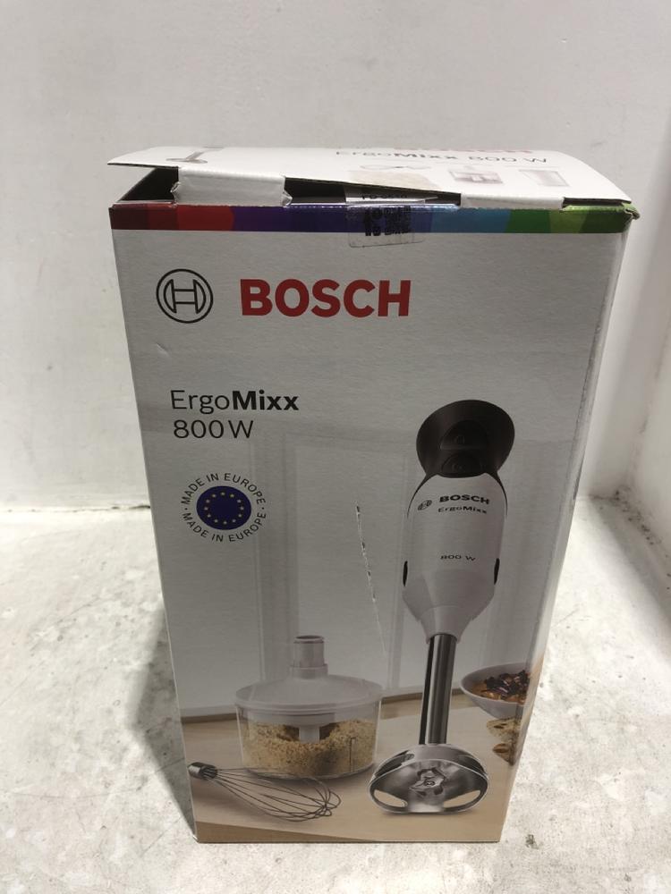 Lot 1318  
            Chesterfield SR45 - Parcel Delivery Only 

                
BOSCH ERGO MIX 800W (LOCATION: B4)