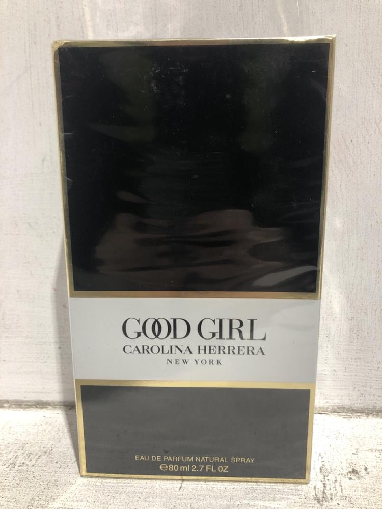 Lot 1334  
            Chesterfield SR45 - Parcel Delivery Only 

                
CAROLINA HERRERA NEW YORK GOOD GIRL 80ML EAU DE PARFUM (LOCATION: B5)