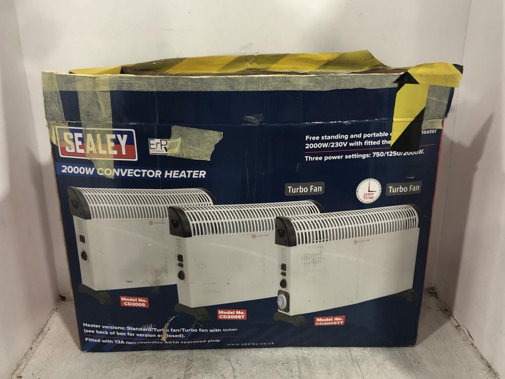 Lot 137  
            Chesterfield SR45 - Parcel Delivery Only 

                
SEALEY 2000W CONNVECTOR HEATER (LOCATION: F2)