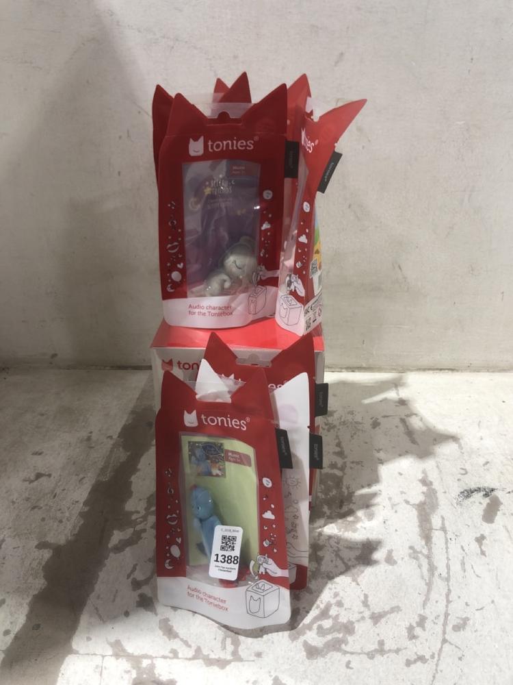 Lot 1388  
            Chesterfield SR45 - Parcel Delivery Only 

                
8 X ASSORTED TONIES PRODUCTS TO INCLUDE TONIEBOX2 (LOCATION: B7)