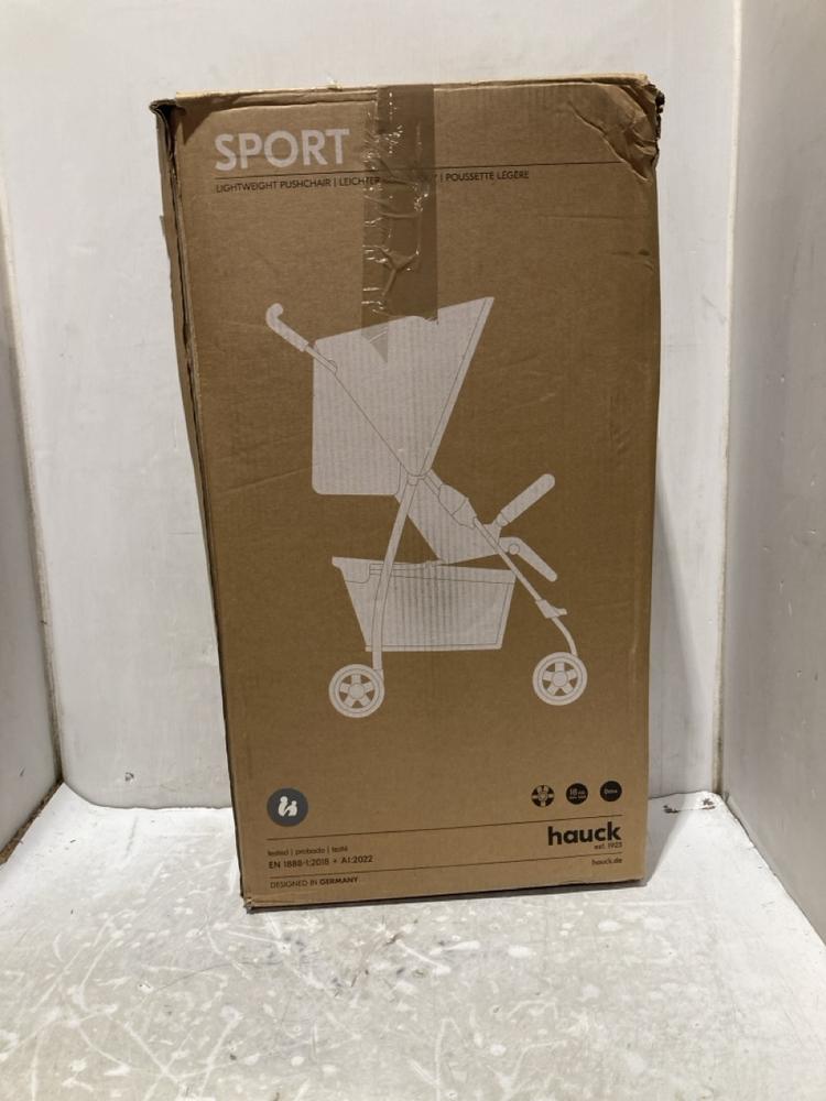 Lot 1492  
            Chesterfield SR45 - Parcel Delivery Only 

                
HAUCK SPORT LIGHTWEIGHT PUSHCHAIR (LOCATION: B9)