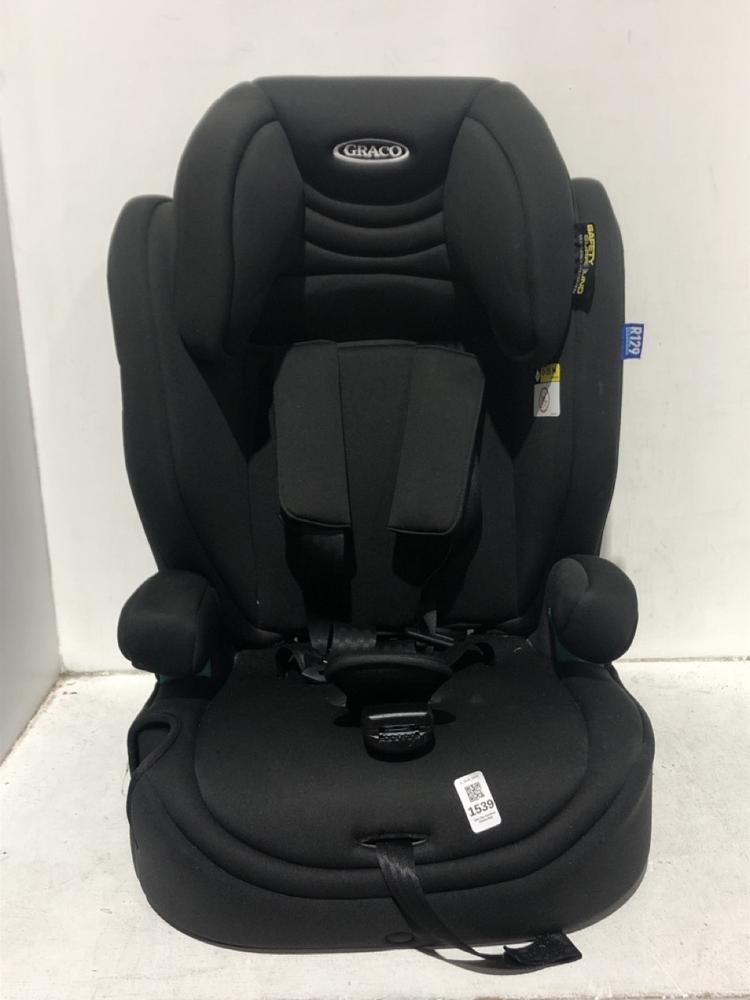 Lot 1539  
            Chesterfield SR45 - Parcel Delivery Only 

                
GRACO UNIVERSAL BELTED R129 CAR SEAT (LOCATION: B10)