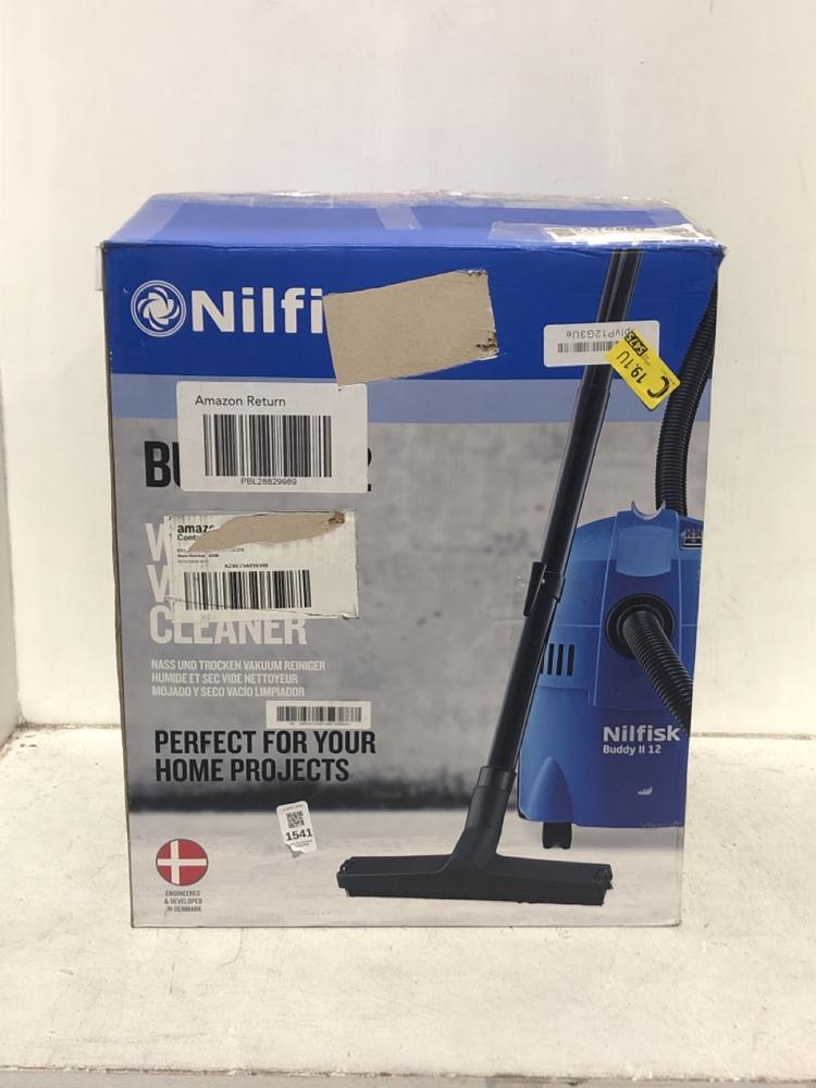 Lot 1541  
            Chesterfield SR45 - Parcel Delivery Only 

                
NILFISK BUDDY II 12 WET AND DRY VACUUM CLEANER (LOCATION: B10)