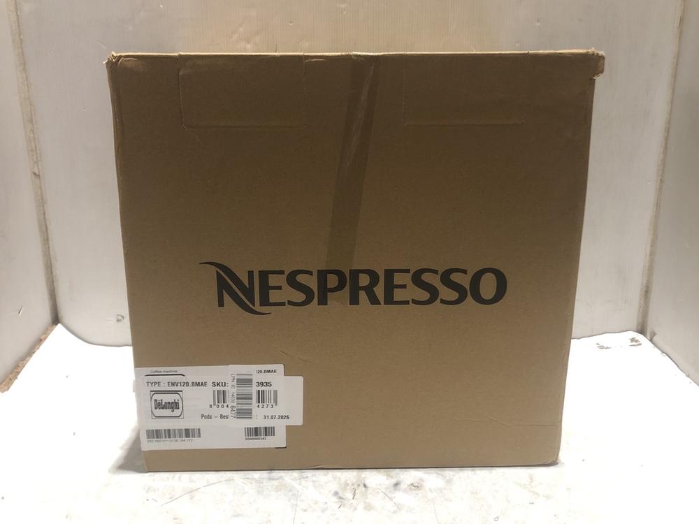 Lot 1545  
            Chesterfield SR45 - Parcel Delivery Only 

                
NESPRESSO VERTUO NEXT COFFEE CAPSULE MACHINE ORIGINAL RRP £199 (LOCATION: B10)